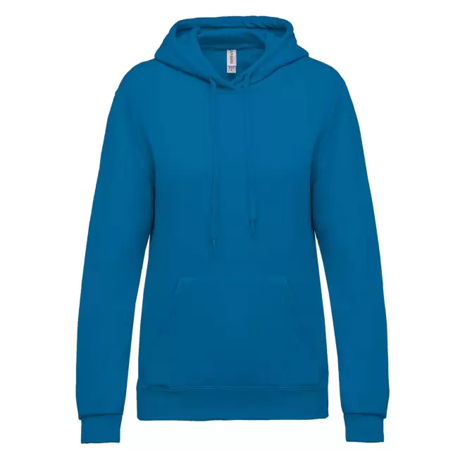 SWEAT-SHIRT PERSONNALISABLE FEMME CAPUCHE 'KARIHOOD' - bleu