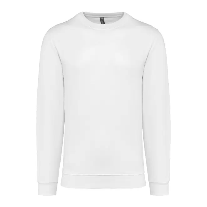 SWEAT-SHIRT MIXTE COL ROND PERSONNALISABLE 'KARIHOOD' - blanc
