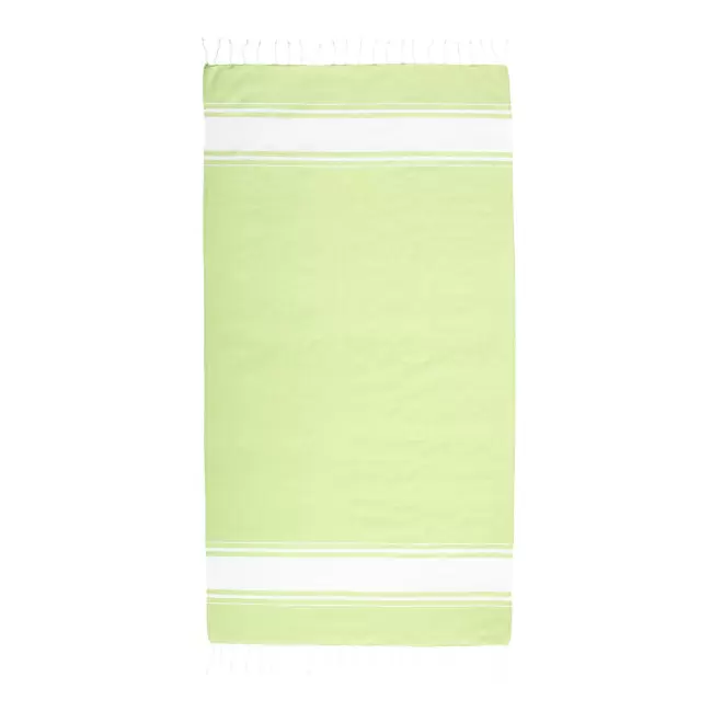 FOUTA PERSONNALISEE 'HORTENSE 180 RPET CLASSIC' ESAT - vert clair