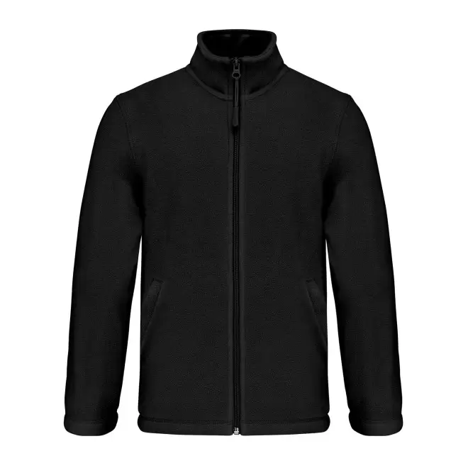 POLAIRE ZIPPE ENFANT PERSONNALISABLE 'KARIPOL' - noir