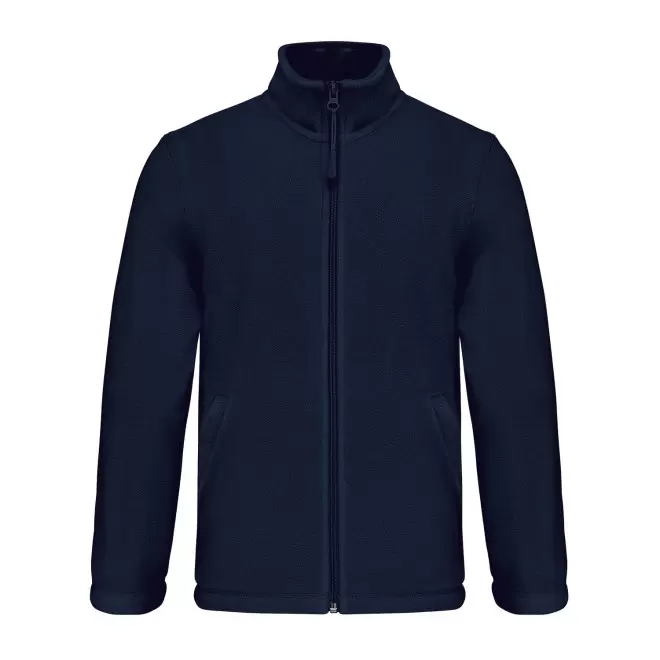 POLAIRE ZIPPE ENFANT PERSONNALISABLE 'KARIPOL' - bleu marine