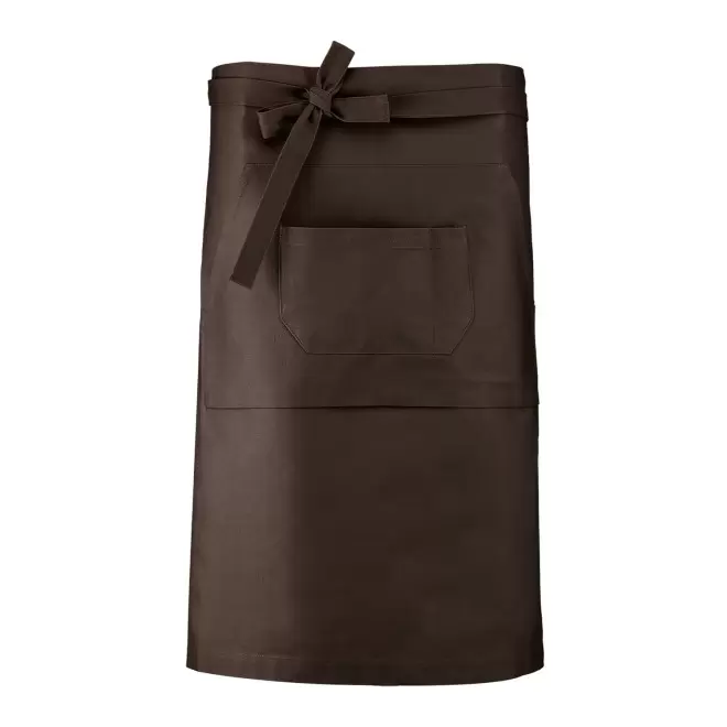 TABLIER LONG KARIBAN PERSONNALISABLE 'BANTAB' - chocolat