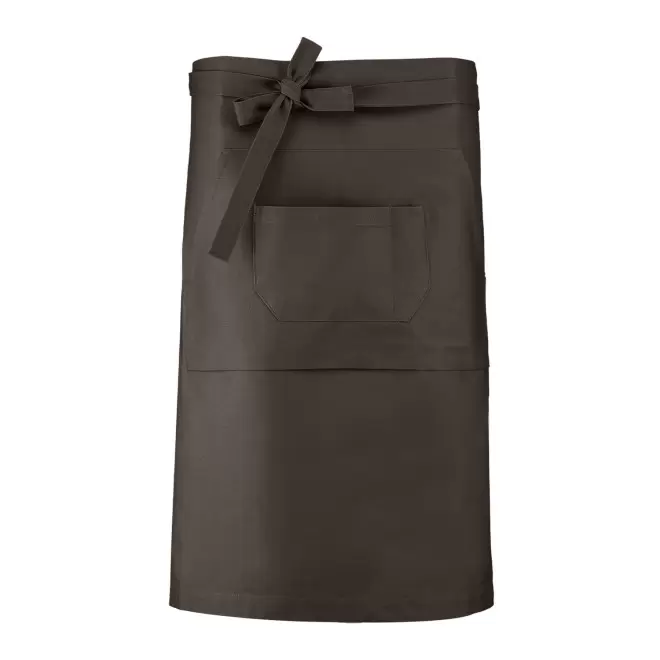 TABLIER LONG KARIBAN PERSONNALISABLE 'BANTAB' - gris foncé