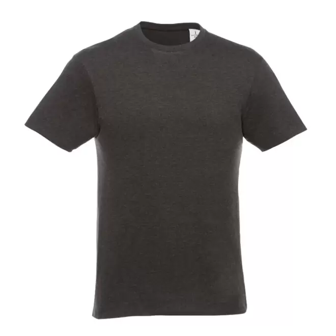 TEE-SHIRT PUBLICITAIRE MIXTE COULEUR 'MARTI' - gris charbon