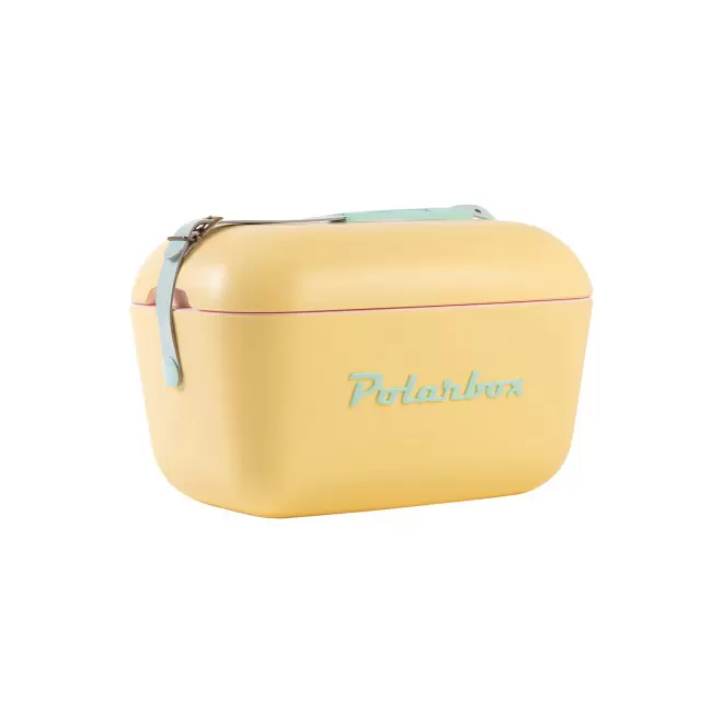 GLACIERE VINTAGE POLARBOX PERSONNALISE 'ORIGINAL' - jaune