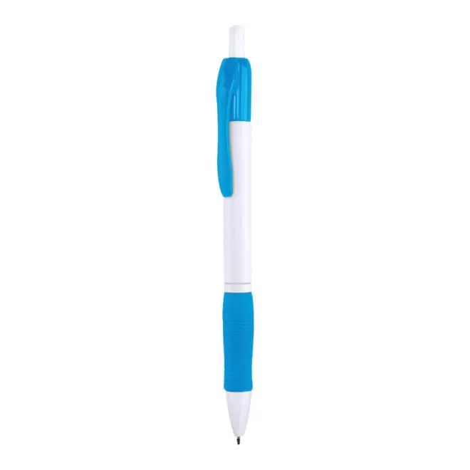 STYLO PERSONNALISE 'ALASSIO' CORPS BLANC - bleu clair