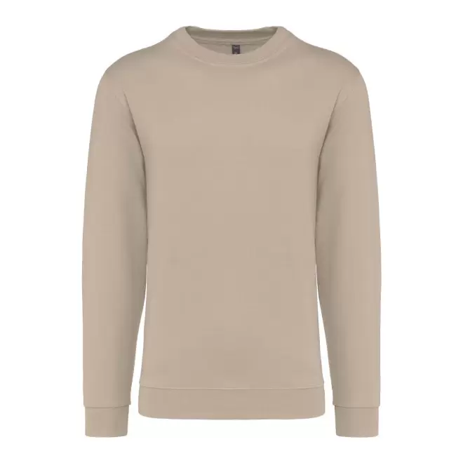 SWEAT-SHIRT MIXTE COL ROND PERSONNALISABLE 'KARIHOOD' - sable