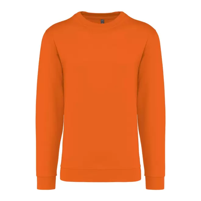 SWEAT-SHIRT MIXTE COL ROND PERSONNALISABLE 'KARIHOOD' - orange