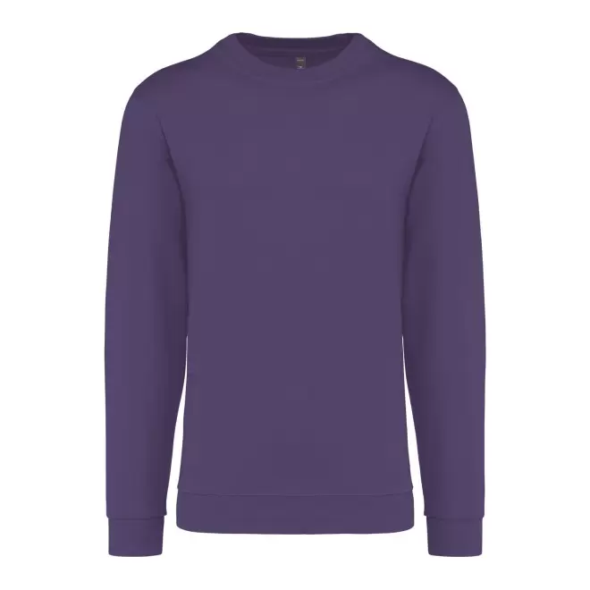 SWEAT-SHIRT MIXTE COL ROND PERSONNALISABLE 'KARIHOOD' - violet foncé