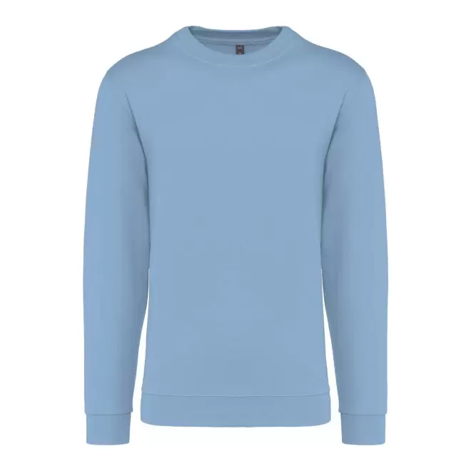 SWEAT-SHIRT MIXTE COL ROND PERSONNALISABLE 'KARIHOOD' - bleu ciel