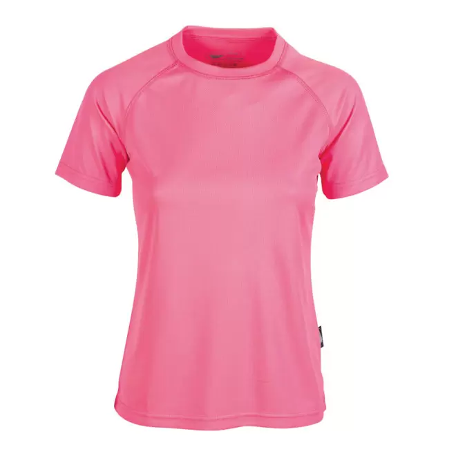 TEE-SHIRT RESPIRANT FEMME PEN DUICK® FLUO 'FIRSTEE' - rose fluo