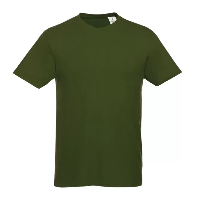TEE-SHIRT PUBLICITAIRE MIXTE COULEUR 'MARTI' - FABRICATION RAPIDE 4 JOURS - vert militaire