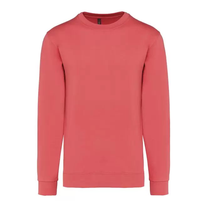 SWEAT-SHIRT MIXTE COL ROND PERSONNALISABLE 'KARIHOOD' - corail