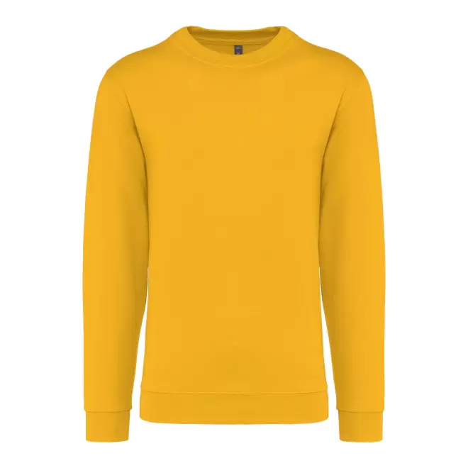 SWEAT-SHIRT MIXTE COL ROND PERSONNALISABLE 'KARIHOOD' - jaune