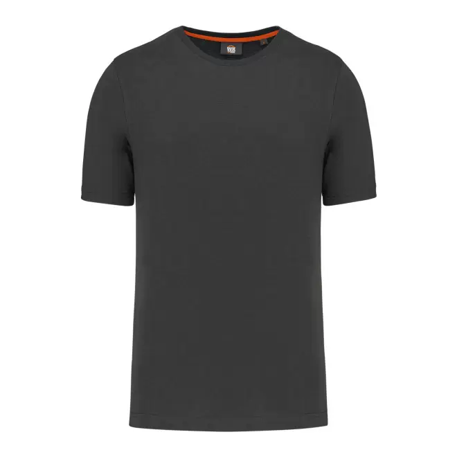 TEE-SHIRT DE TRAVAIL MIXTE PERSONNALISABLE 'FORTIS' - gris foncé