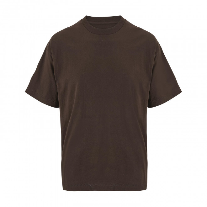 T-SHIRT OVERSIZE PERSONNALISÉ UNISEXE 220G 'LEGACY ' - chocolat