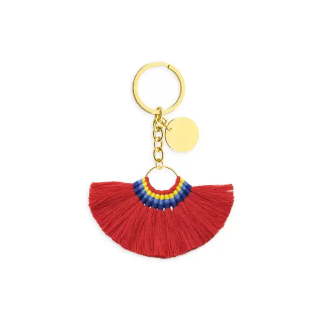 PORTE CLES PERSONNALISABLE 'FROUFROU' - rouge