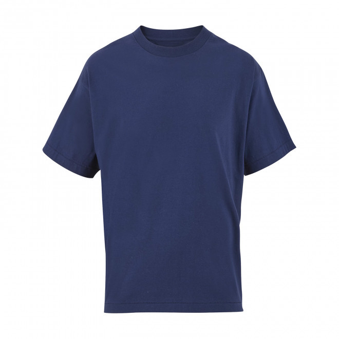 T-SHIRT OVERSIZE PERSONNALISÉ UNISEXE 220G 'LEGACY ' - bleu indigo
