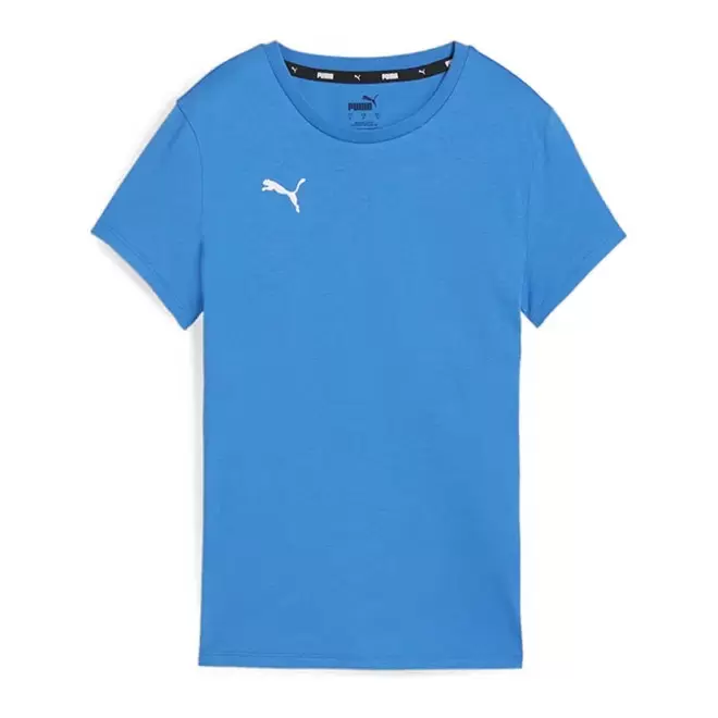 TEE-SHIRT FEMME PERSONNALISE 'TEAMGOAL' - bleu