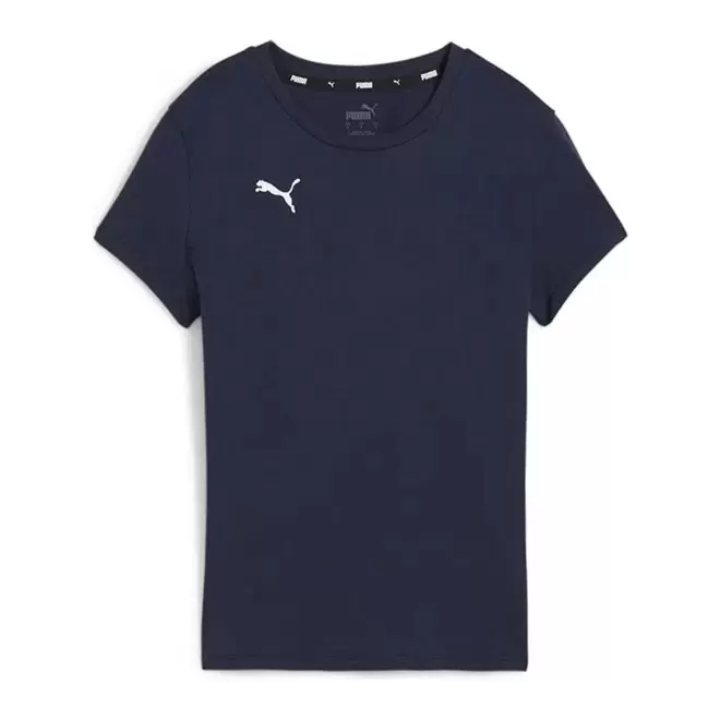 TEE-SHIRT FEMME PERSONNALISE 'TEAMGOAL' - bleu marine