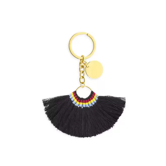 PORTE CLES PERSONNALISABLE 'FROUFROU' - noir