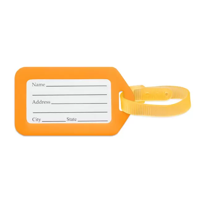 ETIQUETTE DE VOYAGE PERSONNALISABLE 'TROPICOOL' - orange