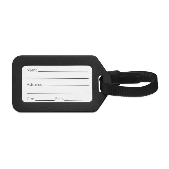 ETIQUETTE DE VOYAGE PERSONNALISABLE 'TROPICOOL' - noir