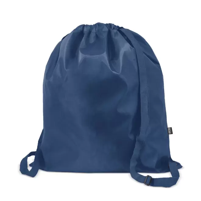 SAC A DOS CORDELETTES PLATES PUBLICITAIRE 'CROLY' - bleu marine
