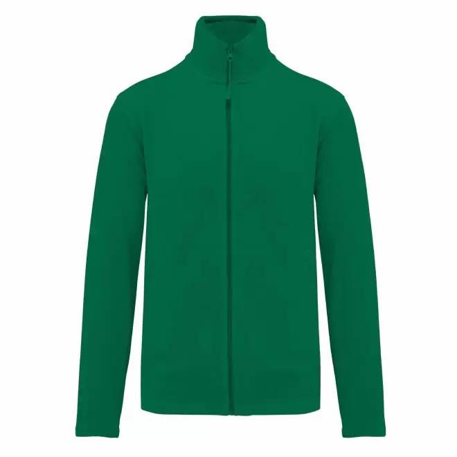 POLAIRE ZIPPE HOMME PERSONNALISABLE 'KARIPOL' - vert