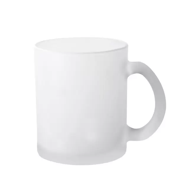 MUG VERRE PERSONNALISABLE SUBLIMATION 'RIMI' - blanc