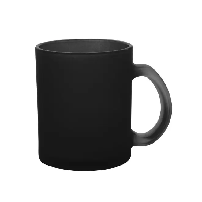 MUG VERRE PERSONNALISABLE SUBLIMATION 'RIMI' - noir