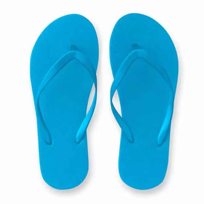 TONGS PERSONNALISÉES DE PLAGE 'HAWAI' - bleu ciel