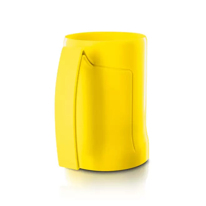 CHOPE DE BIERE 50 CL PERSONNALISEE 'BIBINE COLOR' - jaune