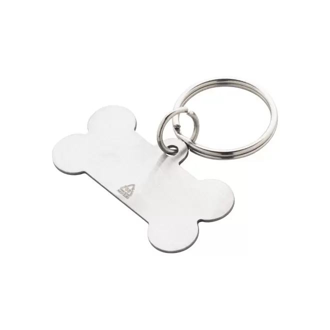 MEDAILLE RECYCLE POUR CHIEN PERSONNALISABLE 'DOGRESS' - argenté