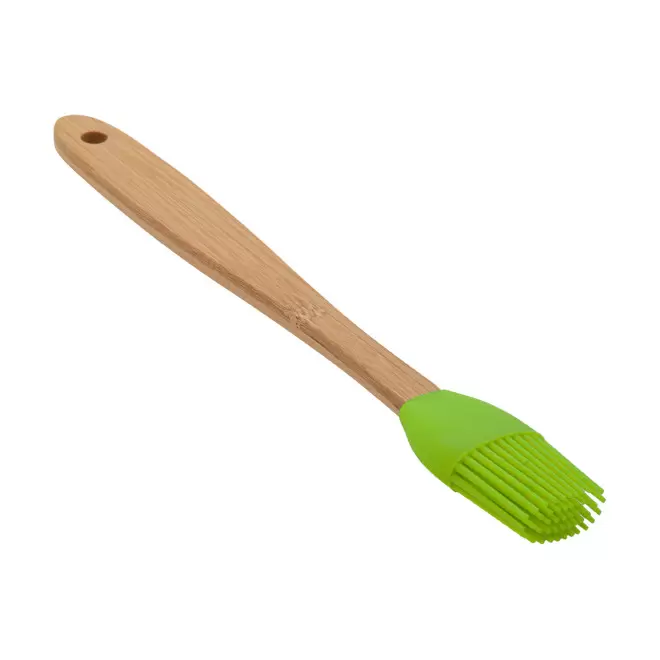 PINCEAU CUISINE PERSONNALISABLE 'BADDY PINCEAU BOIS' - vert