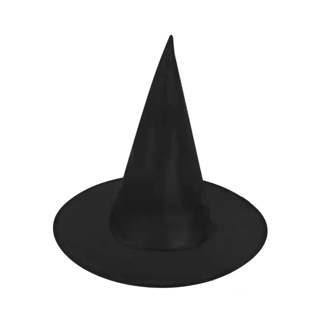 CHAPEAU DE SORCIERE PERSONNALISABLE 'BAUDRY POTTER' - noir
