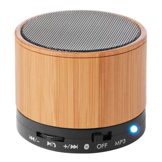 ENCEINTE BLUETOOTH® EN BOIS 3W PERSONNALISABLE 'NOVAWOOD' - noir
