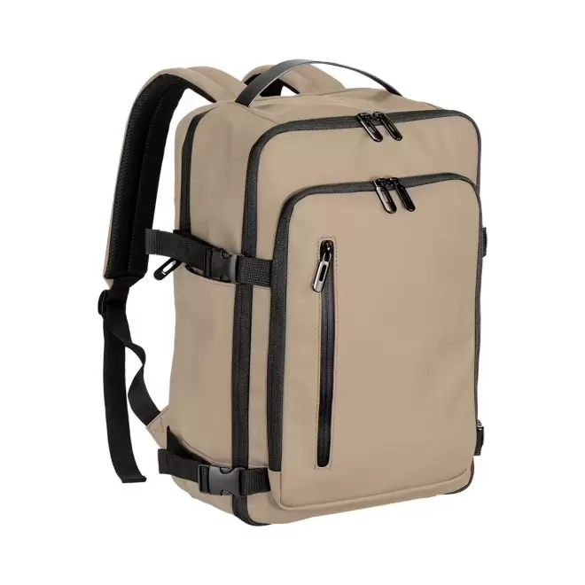 SAC A DOS CABINE EN PU PERSONNALISABLE 'OLYMPOS CABINE' - beige
