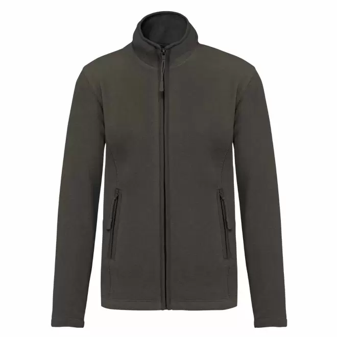 POLAIRE ZIPPE FEMME PERSONNALISABLE 'KARIPOL' - vert olive