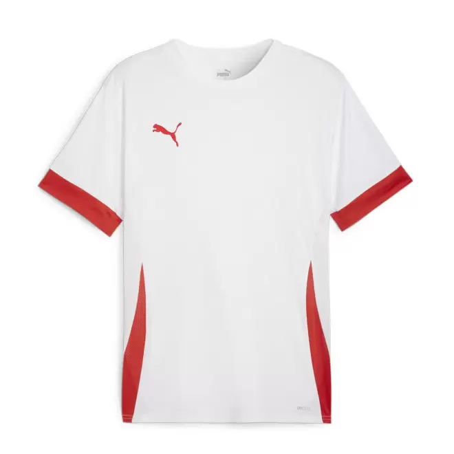 MAILLOT FOOT HOMME PERSONNALISE 'TEAMGOAL' - blanc/rouge