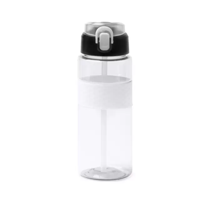 GOURDE RPET AVEC PAILLE 700ML PERSONNALISABLE 'DAYLY' - blanc
