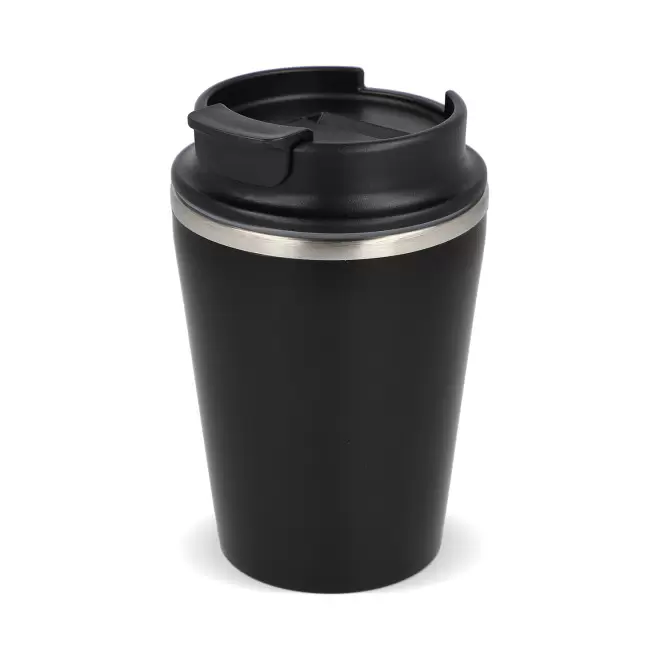 MUG ISOTHERME RECYCLE 280ML PERSONNALISABLE 'TENDENZE MINI' - noir