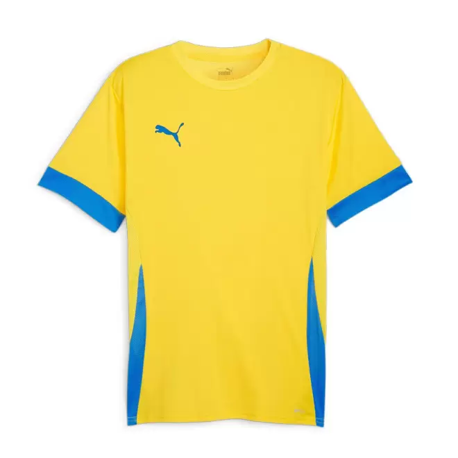 MAILLOT FOOT HOMME PERSONNALISE 'TEAMGOAL' - jaune/bleu