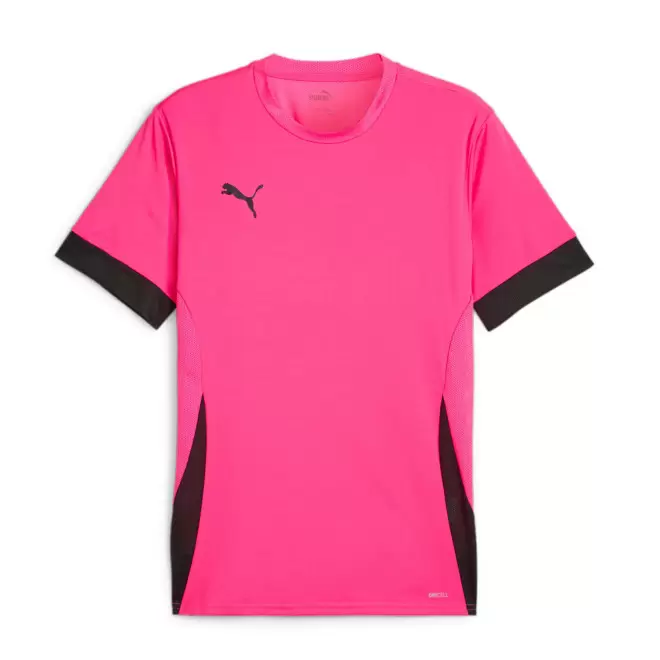 MAILLOT FOOT HOMME PERSONNALISE 'TEAMGOAL' - rose/noir