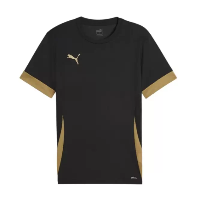 MAILLOT FOOT HOMME PERSONNALISE 'TEAMGOAL' - noir/doré