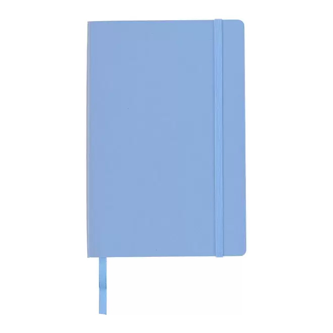 CARNET A5 EN PU SOUPLE 'TOMA' - bleu clair
