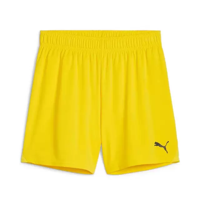 SHORT FOOT FEMME PERSONNALISE 'TEAMGOAL' - jaune
