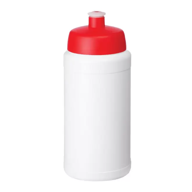GOURDE PUBLICITAIRE CORPS BLANC 500 ML 'SKYRUN' - rouge