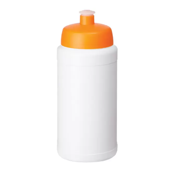 GOURDE PUBLICITAIRE CORPS BLANC 500 ML 'SKYRUN' - orange