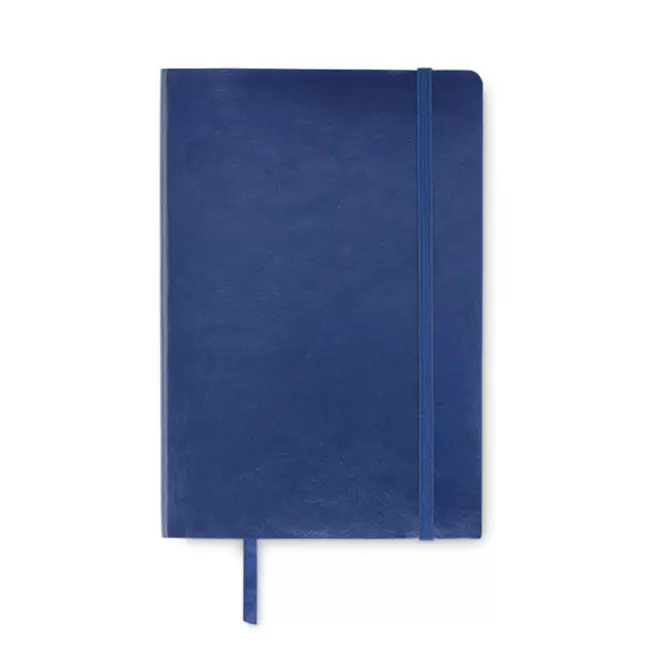 CARNET A5 RECYCLE SOUPLE PERSONNALISABLE 'LUGGATI' - bleu foncé